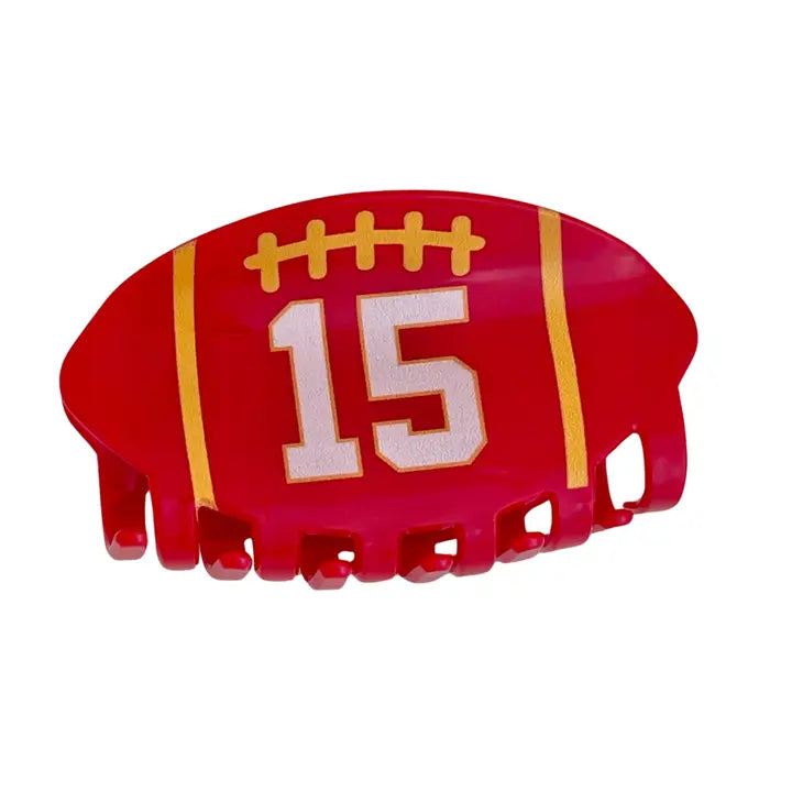 KC Football Hair Clips