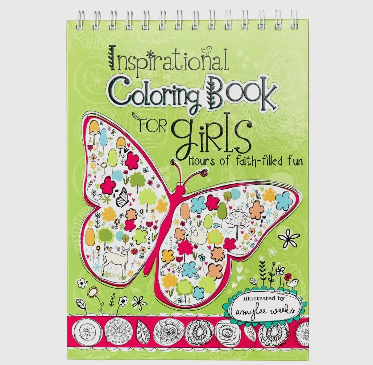 Inspirational Girls Coloring Book