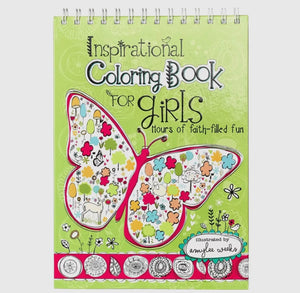 Inspirational Girls Coloring Book