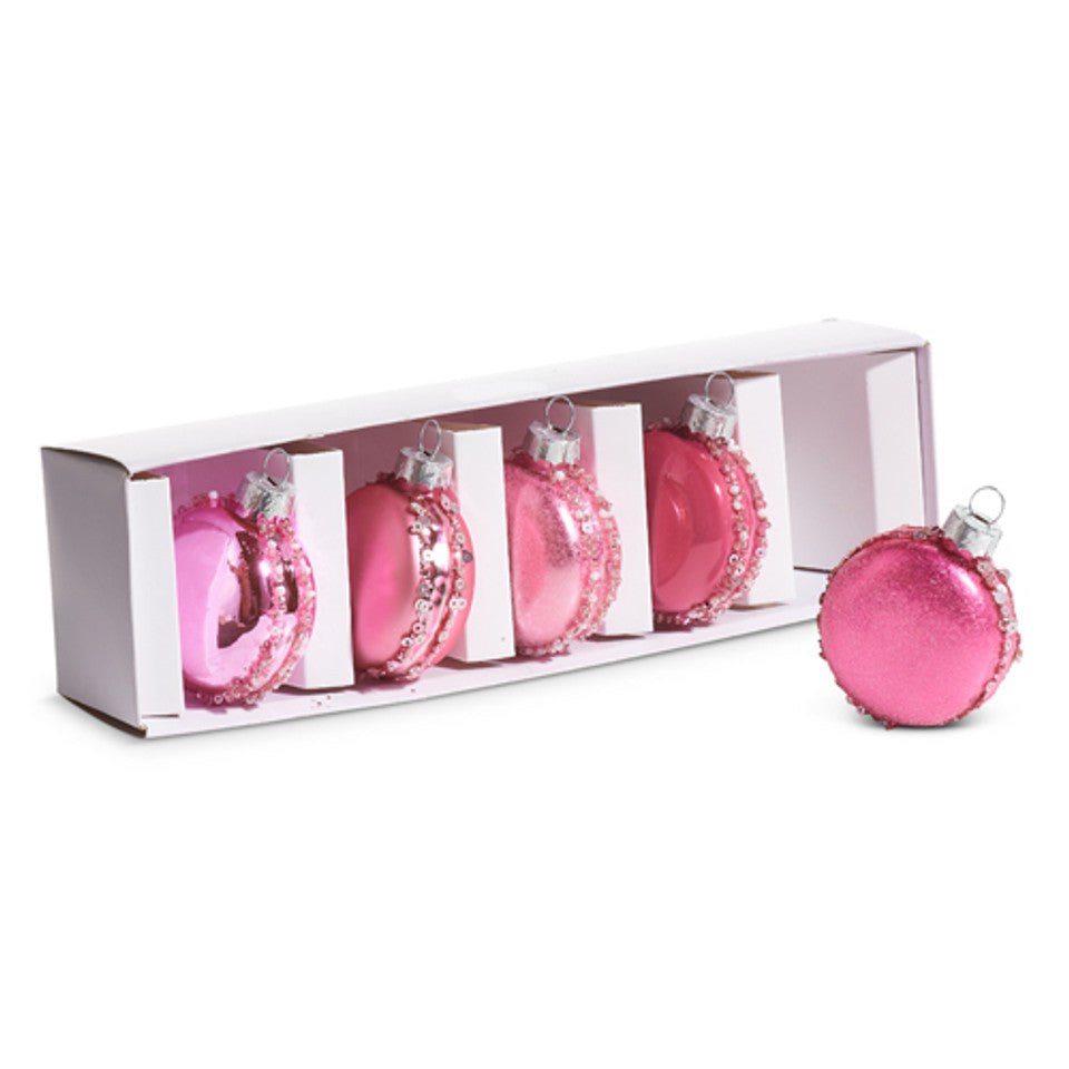 Macaroon Ornament Set - Pink