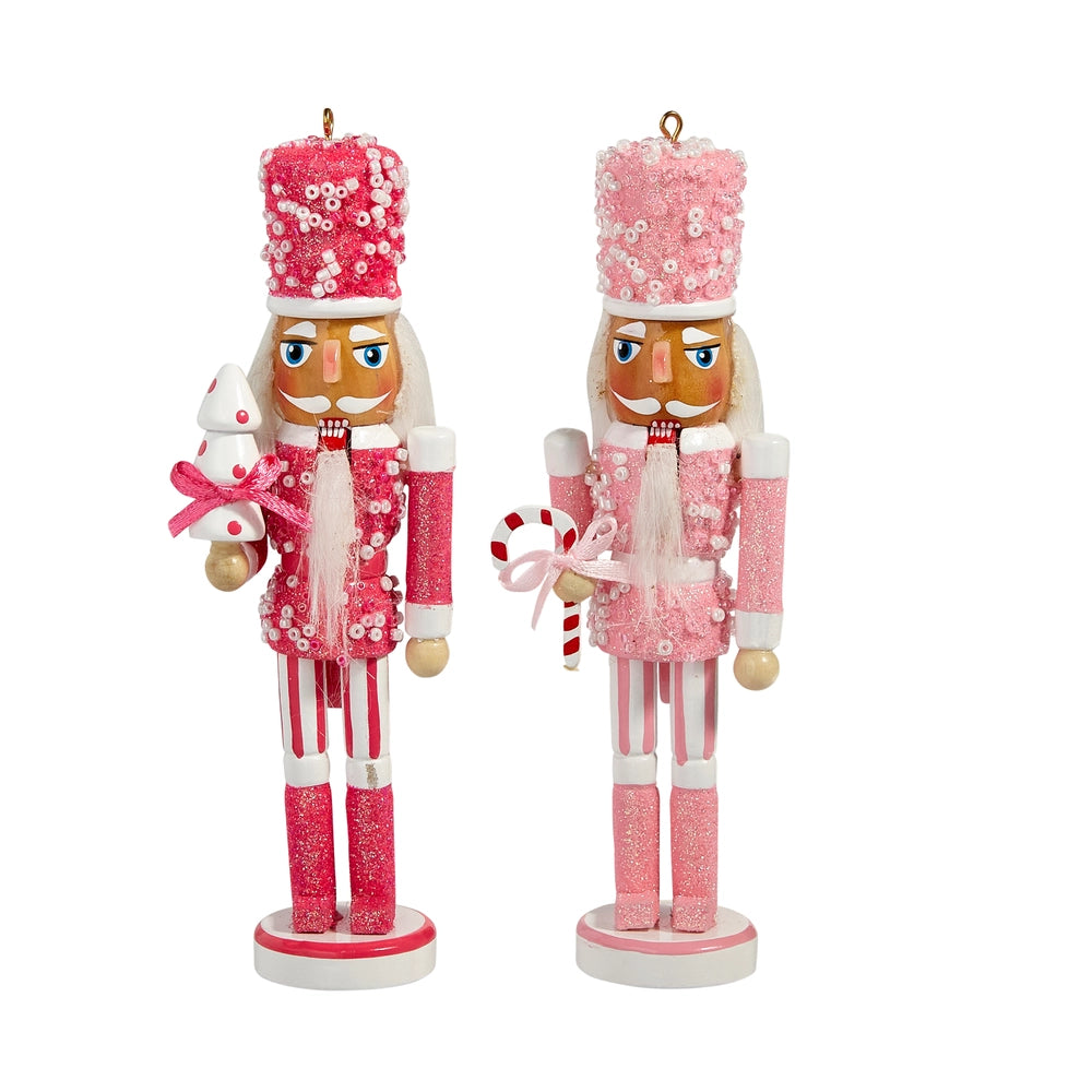 Nutcracker Ornament - Pink