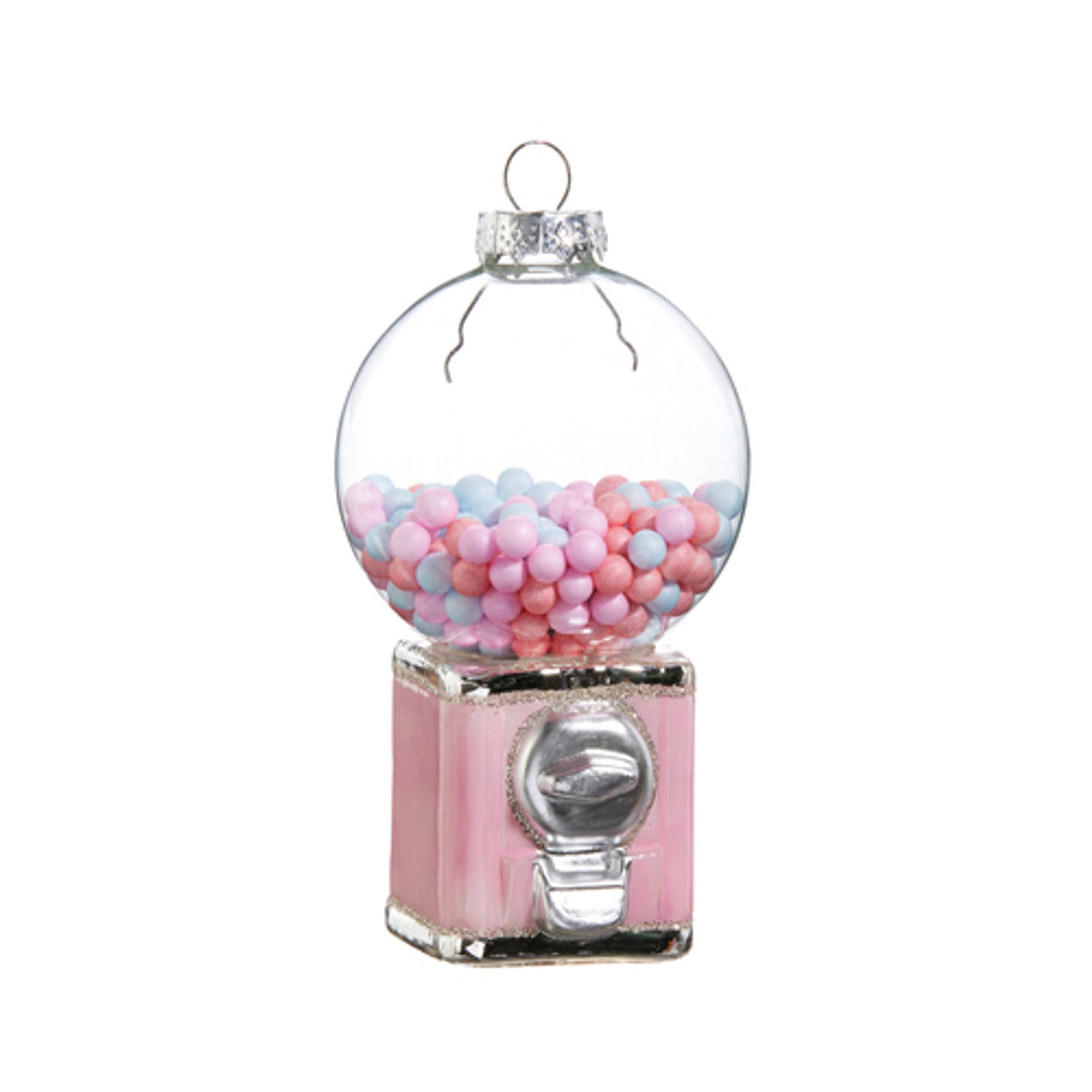 Gumball Machine Ornament - Pink