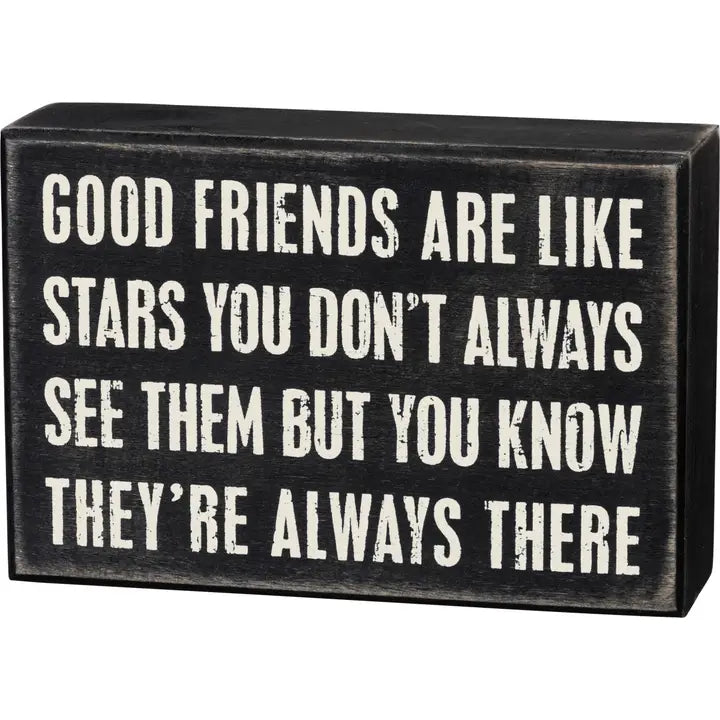 Good Friends Like Stars Sign