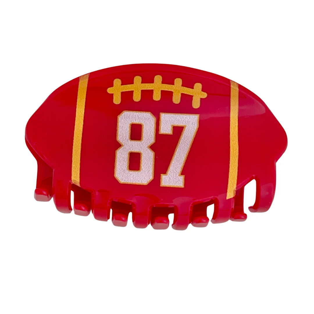 KC Football Hair Clips