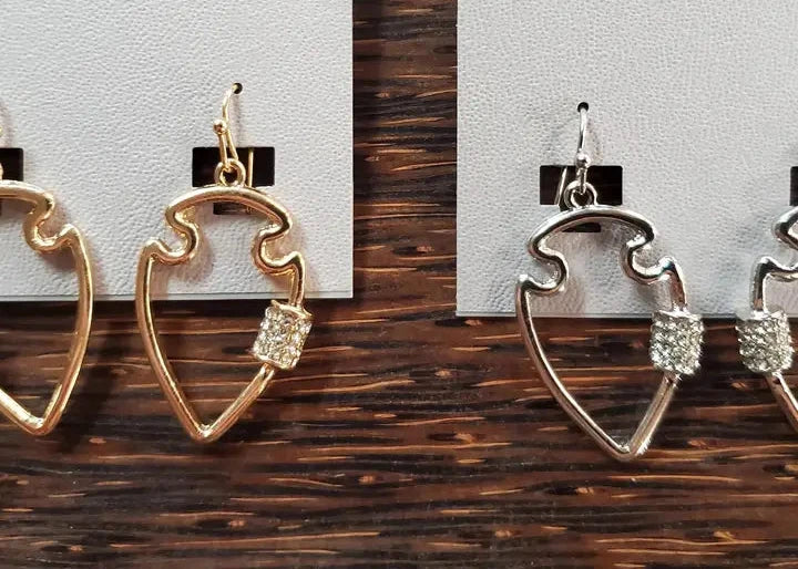 Arrowhead Bling Earrings