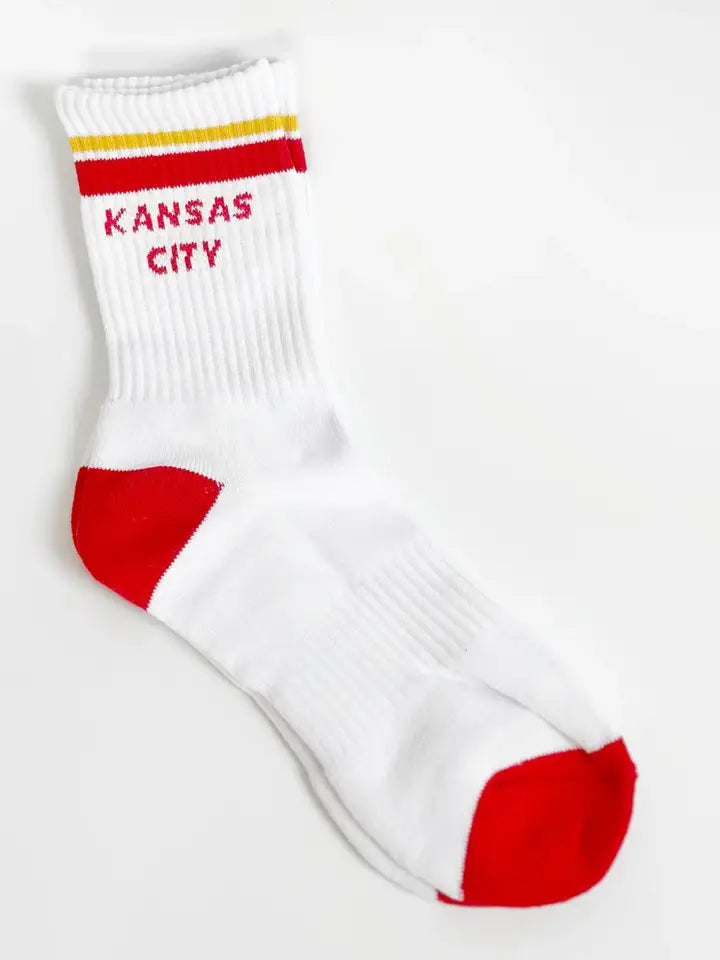 KCCrew Socks - Fits Women 6-9, Men's 4.5-8