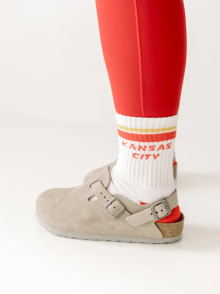 KCCrew Socks - Fits Women 6-9, Men's 4.5-8