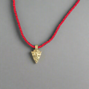 Beaded Arrowhead Necklace