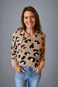 Leopard Print Soft Sweater