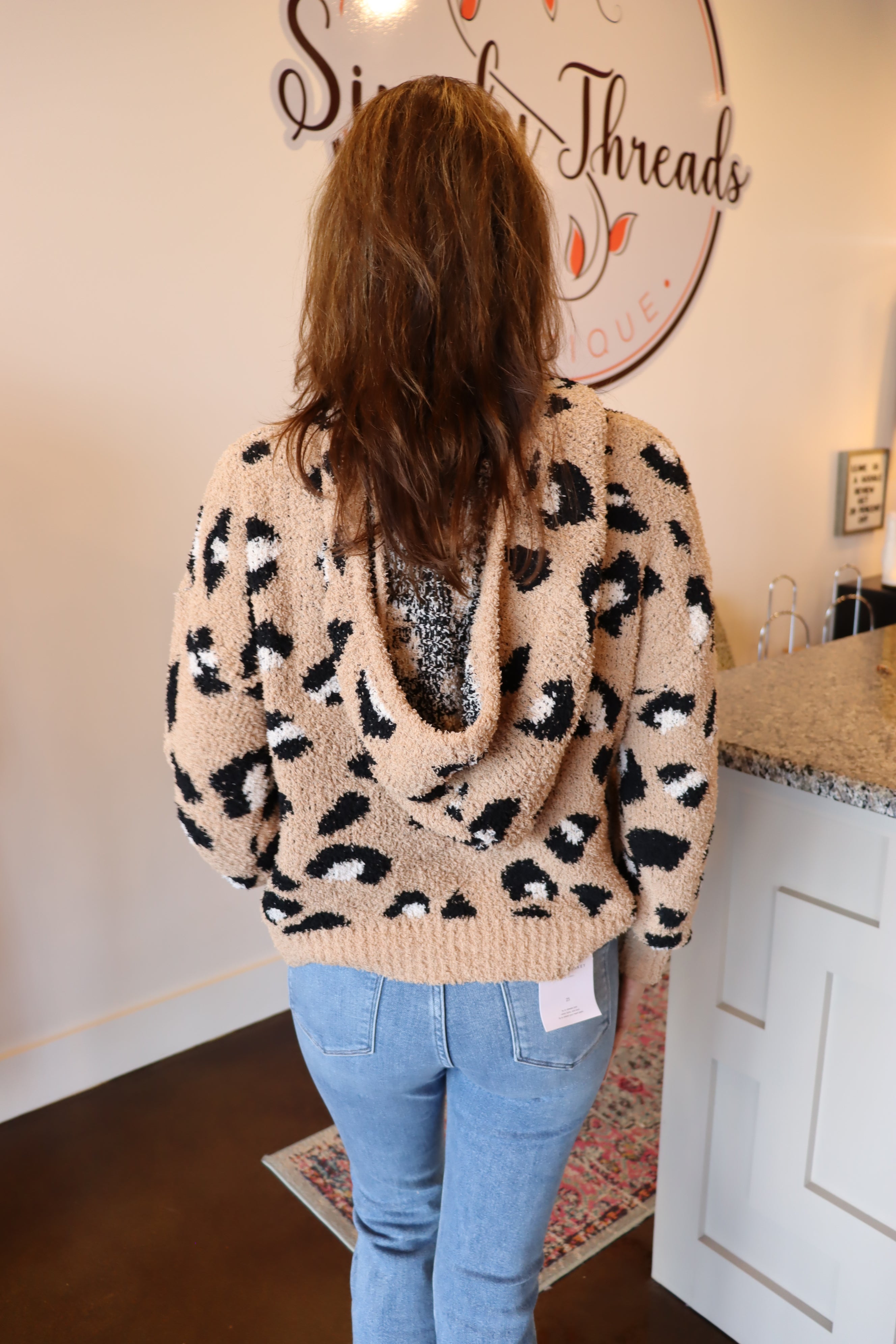 Leopard Print Soft Sweater