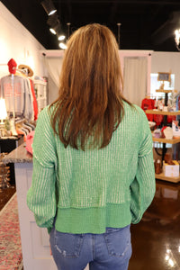 Sweet Mint Sweater - Green