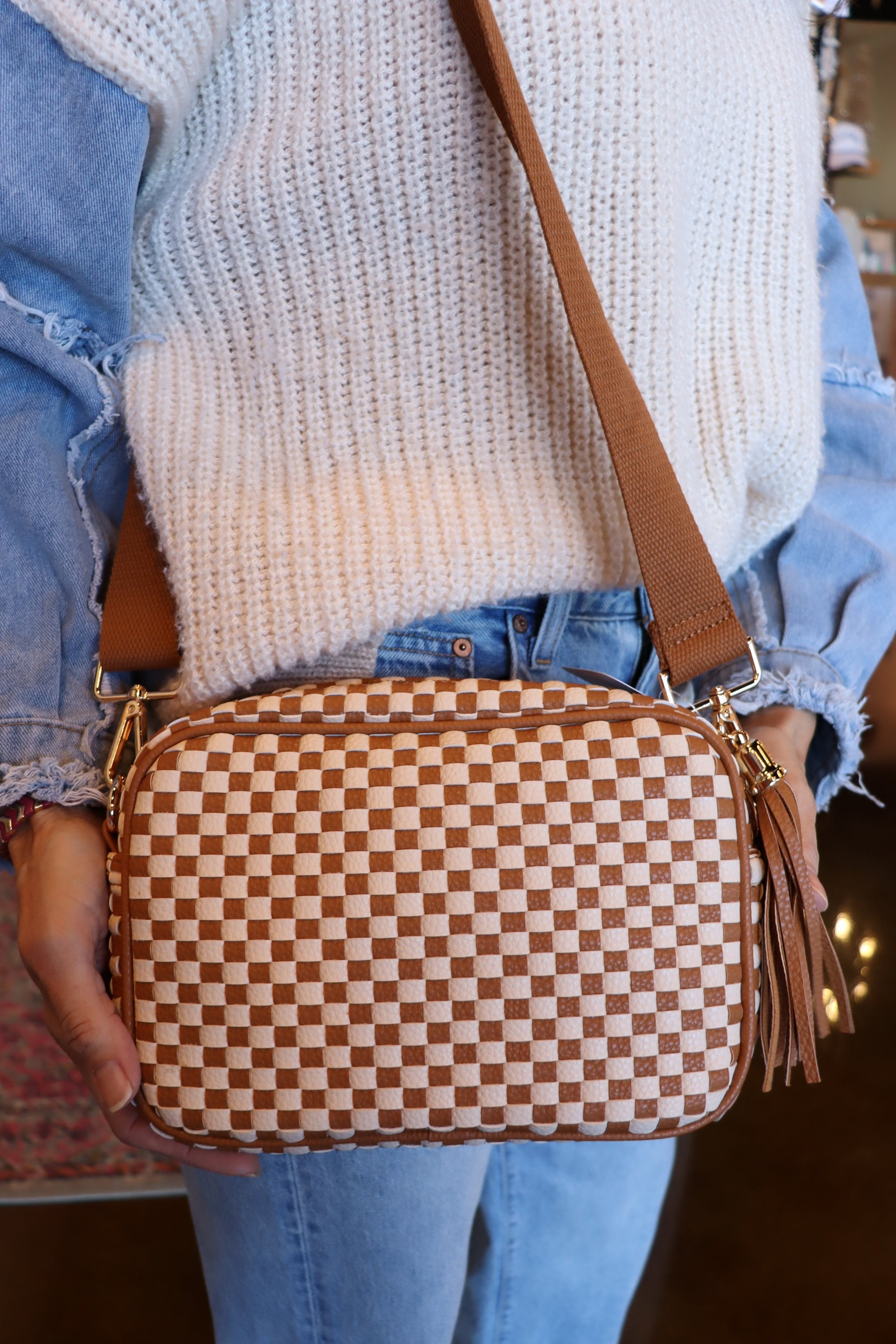 Sadie Woven Crossbody