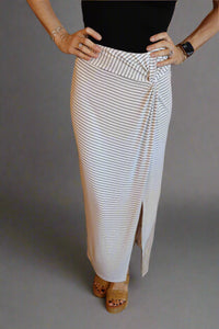 Twist Knot Midi Skirt