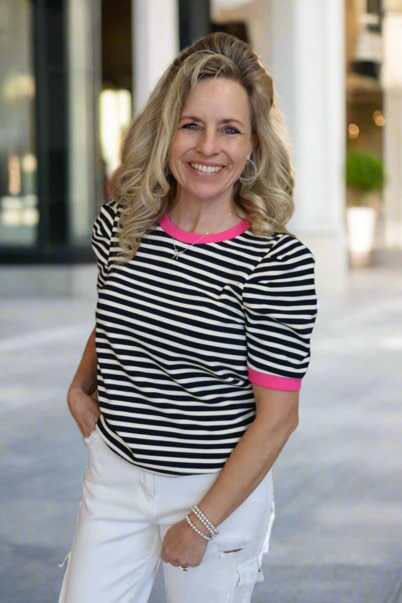 Little Italy Top - Navy