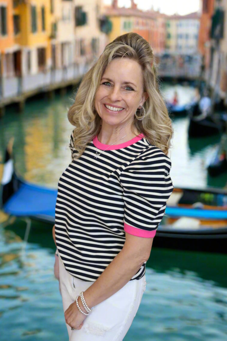 Little Italy Top - Navy