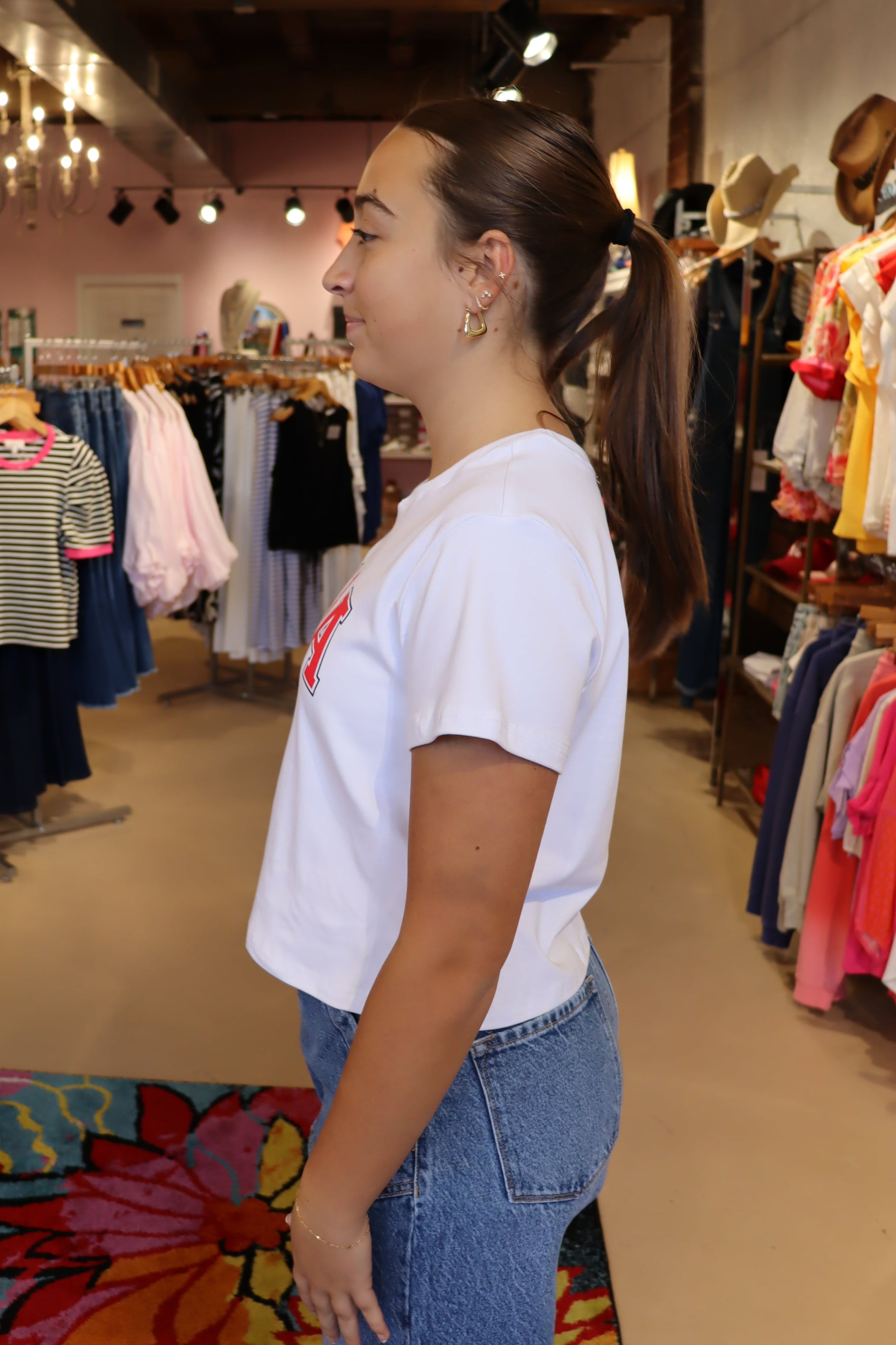 USA Crop Tee