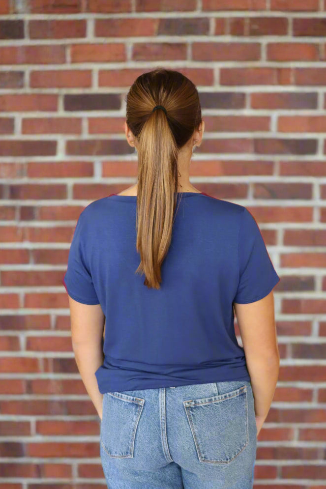 Blue Poppy Top