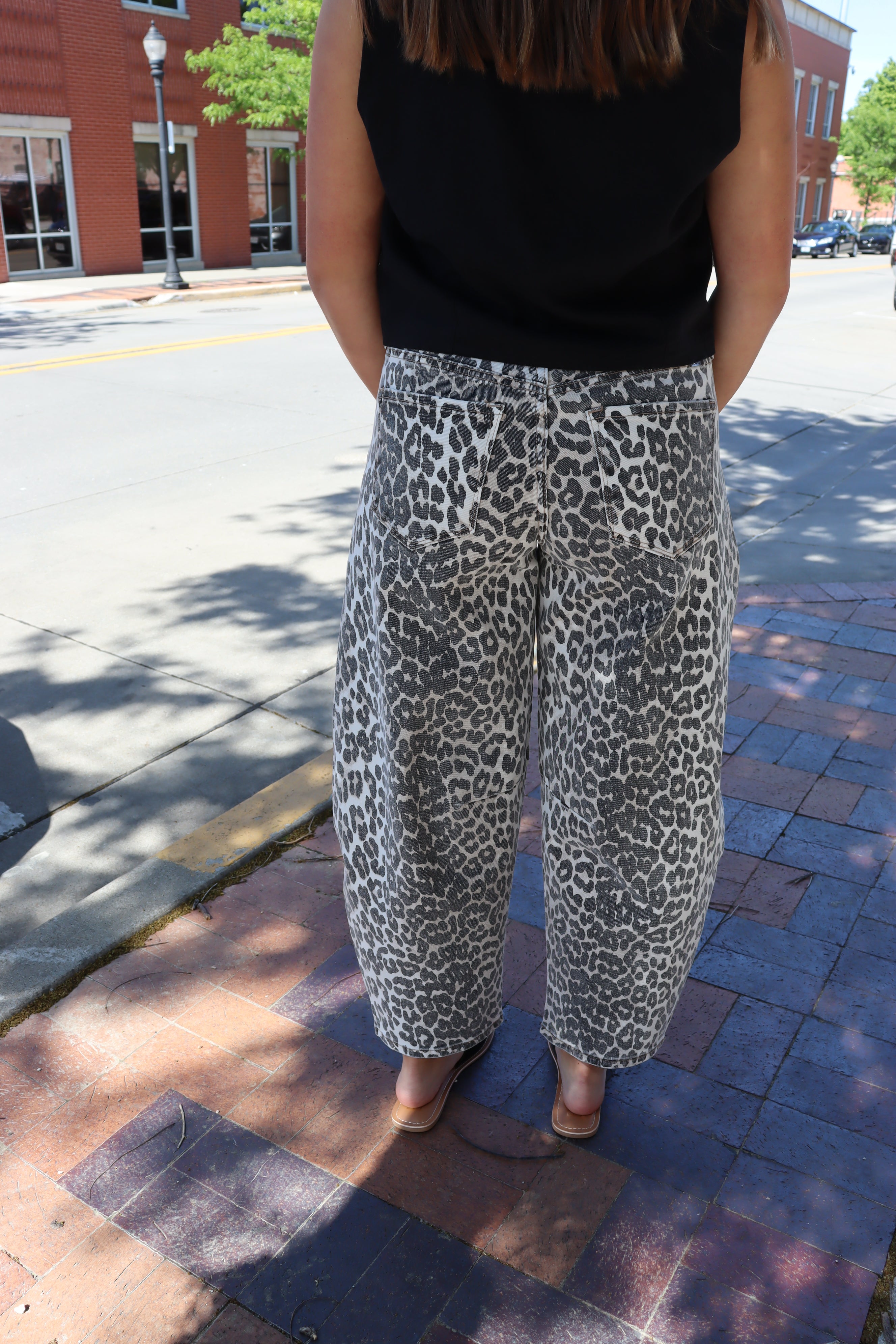 Kancan Leopard Jeans