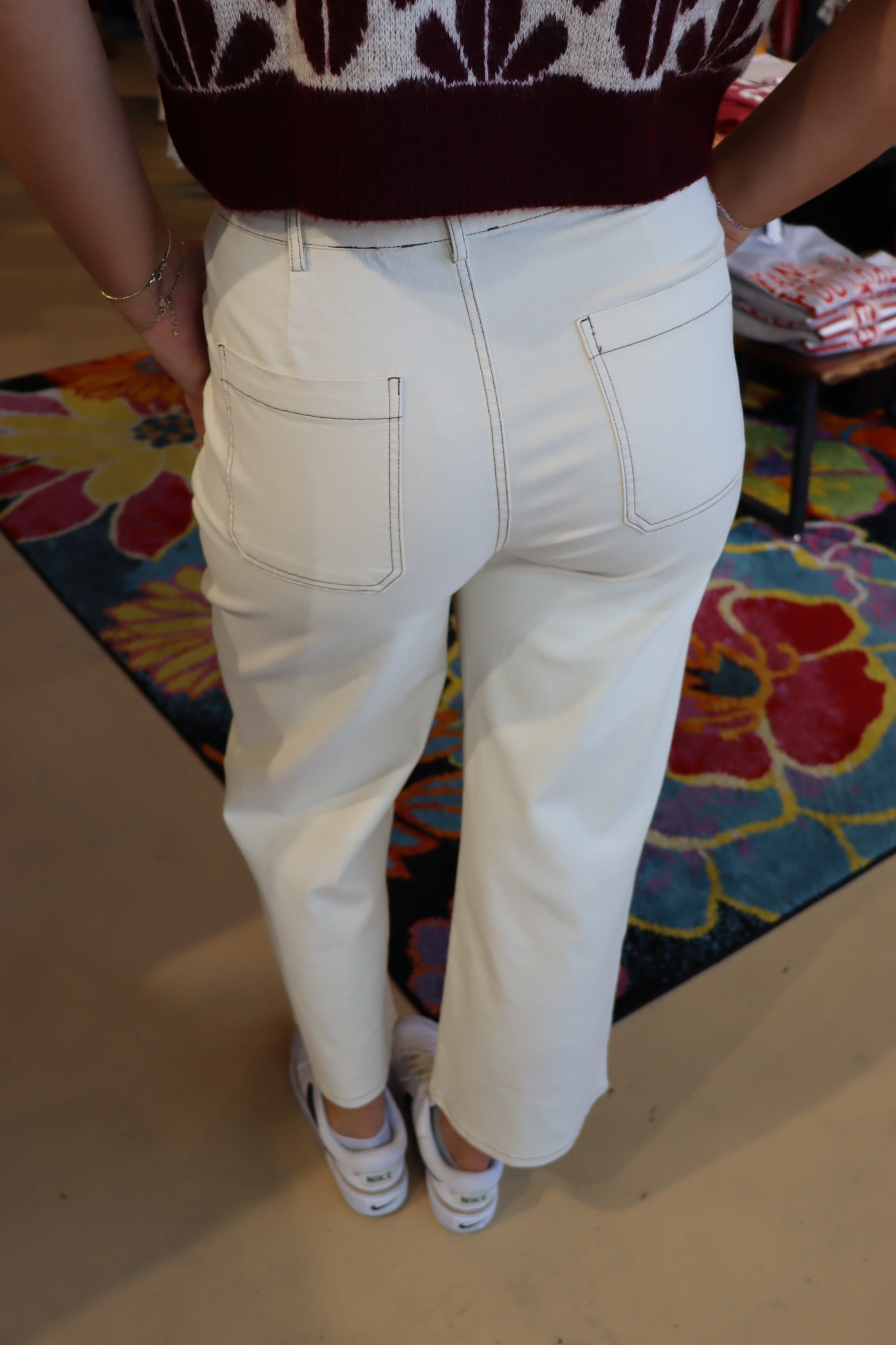 Bobbi Pants - Ecru