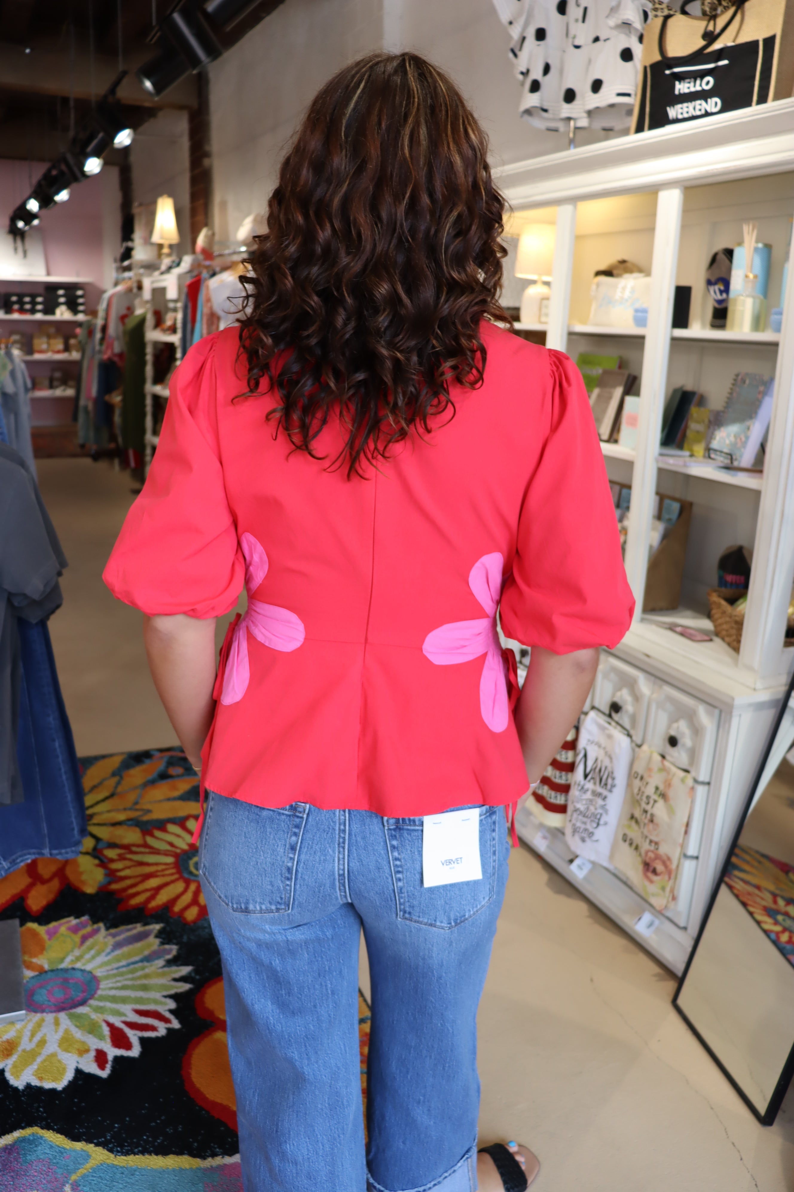 Having Fun Top - Red/Pink