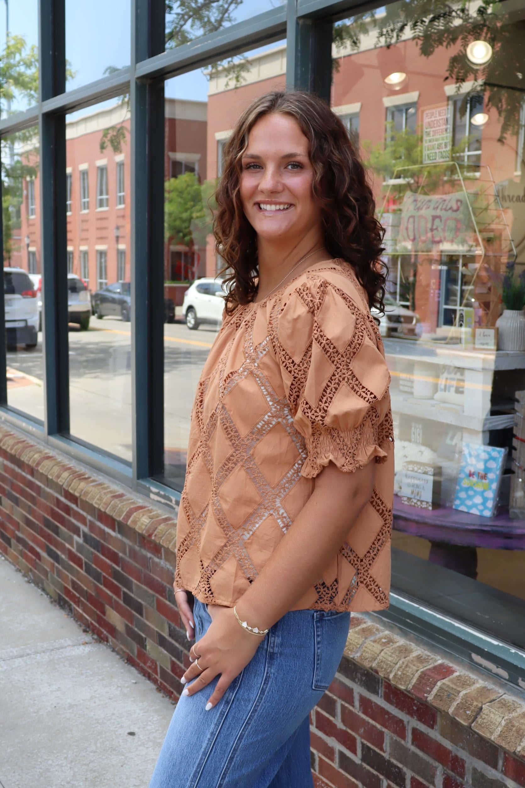 Spice Girl Top - Rust