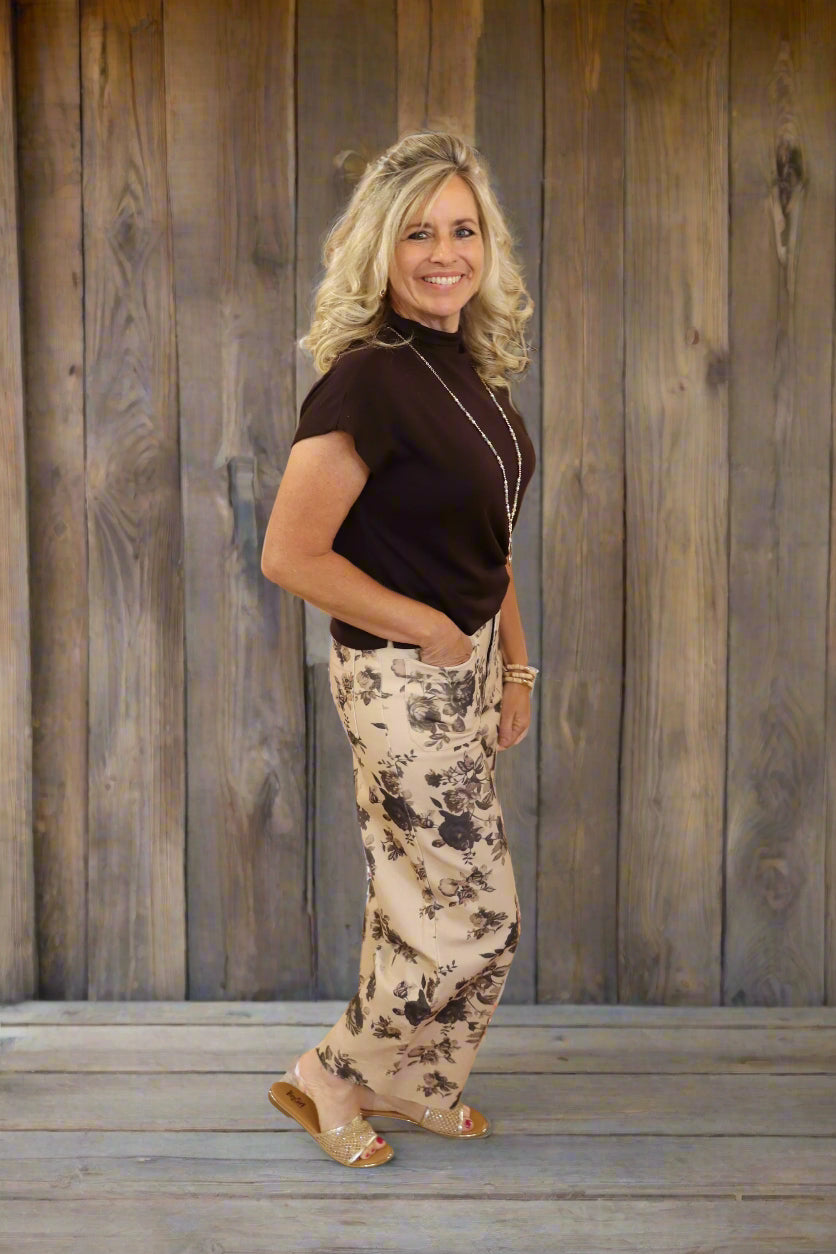 On the Town Pants - Taupe