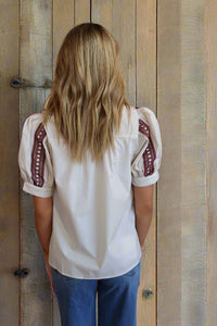Holland Top - Ecru