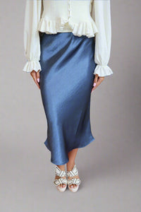 Blue Moon Skirt - Dusty Navy