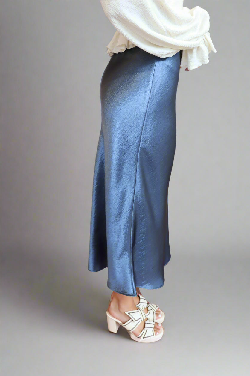 Blue Moon Skirt - Dusty Navy