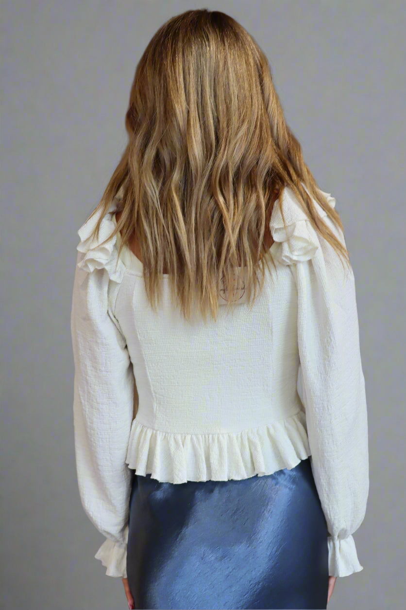 Ophelia Top  - Cream