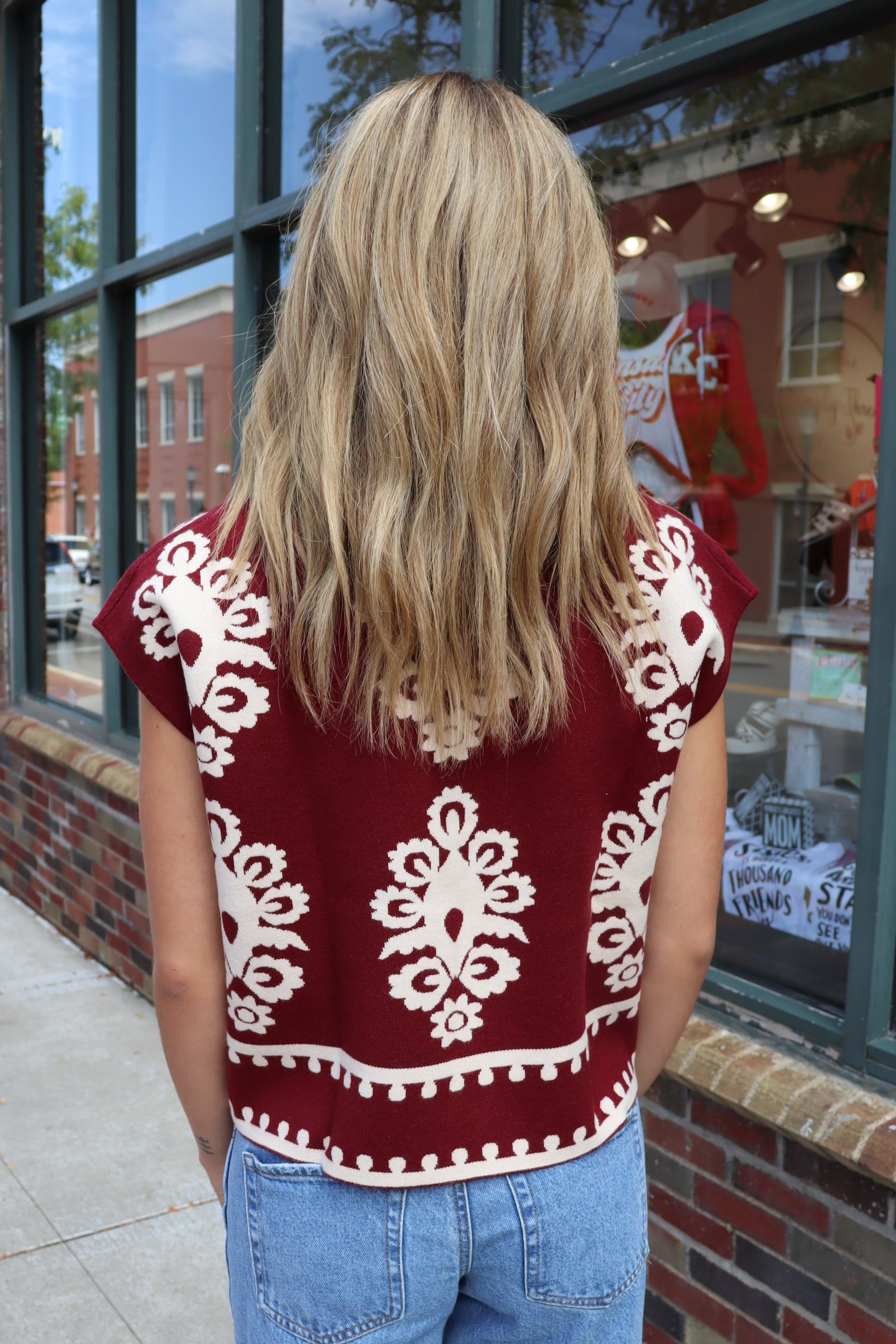 Madrid Burgundy Sweater
