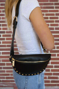 Studded Fanny Pack Belt Bag