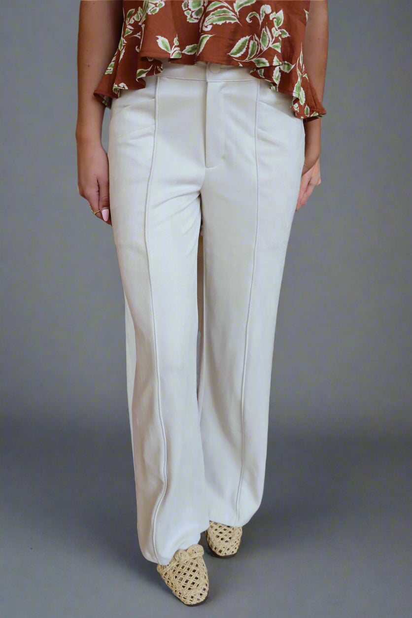 Time of the Season Pants - Ecru