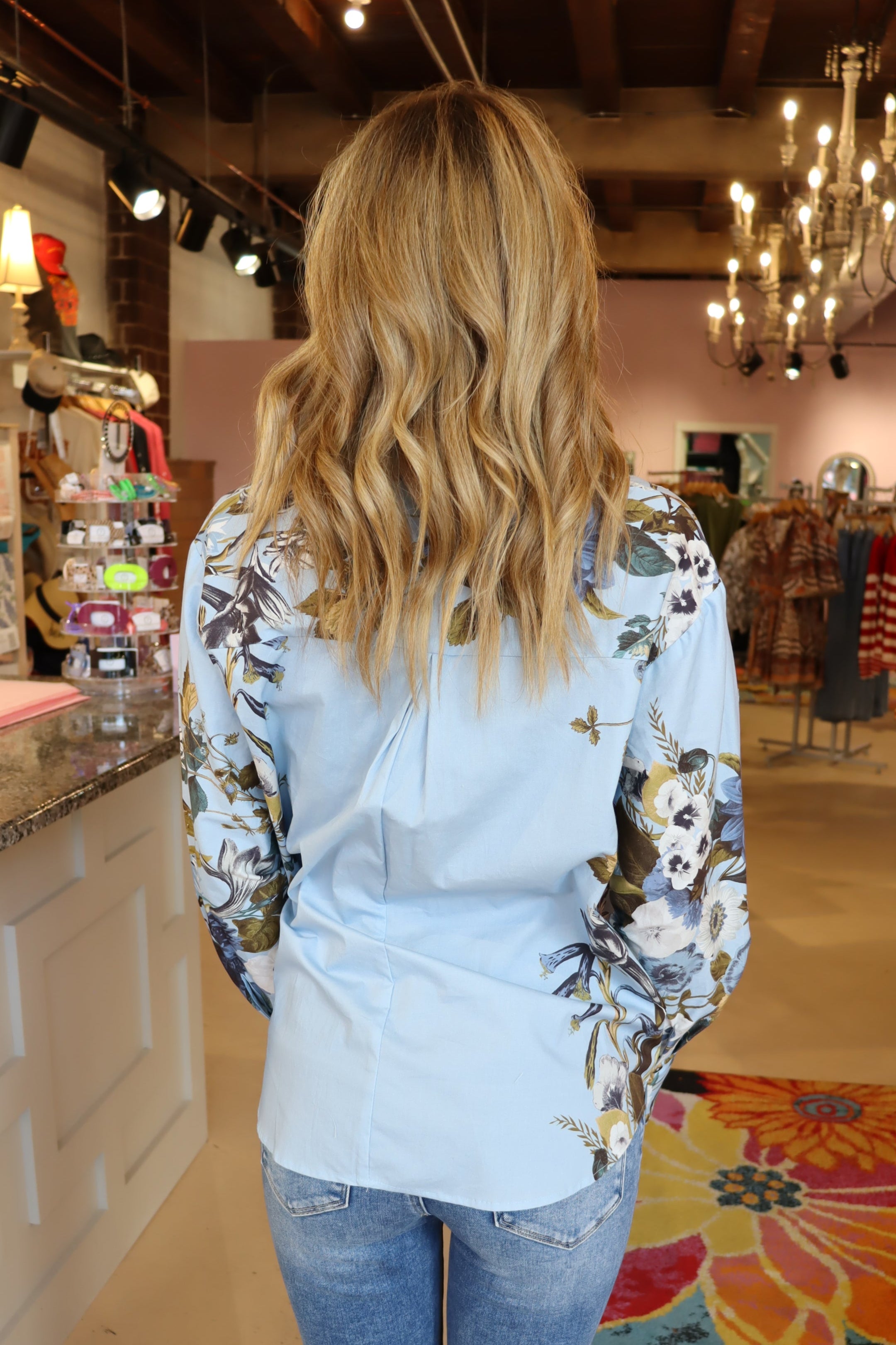 Savannah Top - Chambray