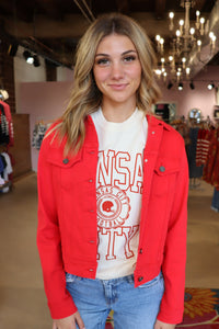 KanCan Zoey-Red Jacket