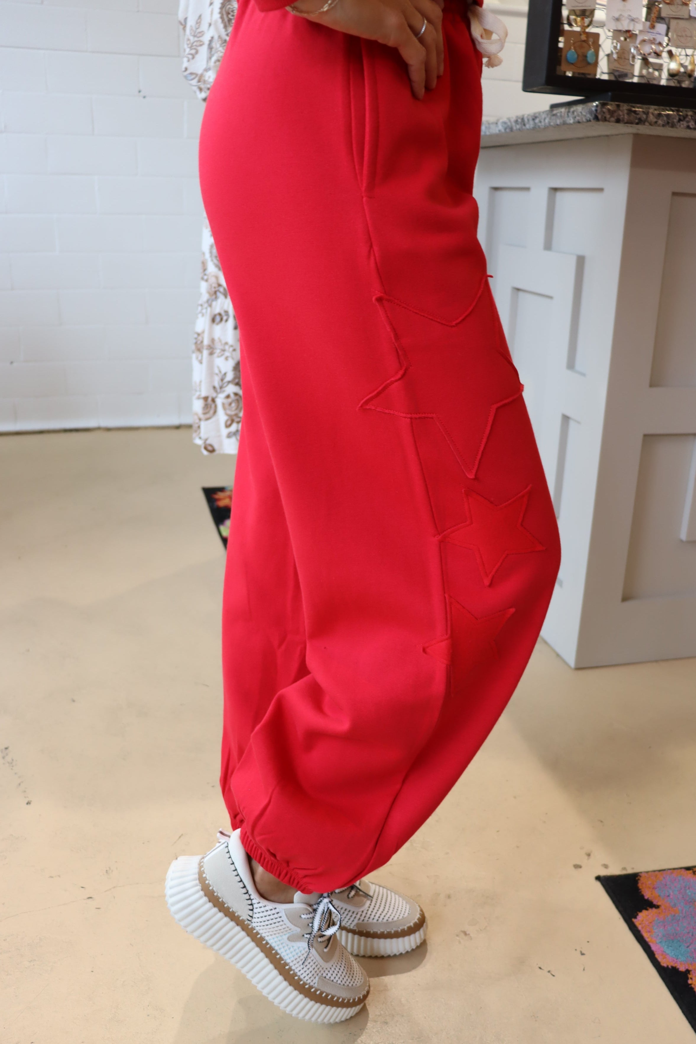 Scarlet Fleece Jogger