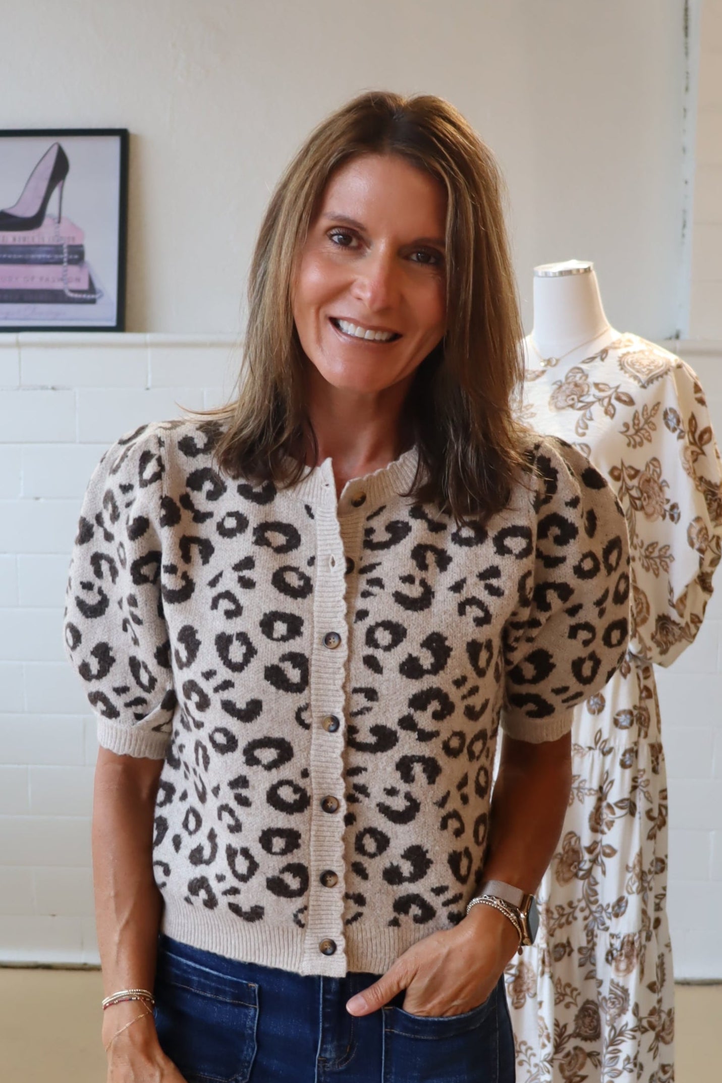 Aberdeen Sweater - Animal Print