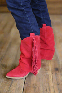 Mia Deston Red Boot