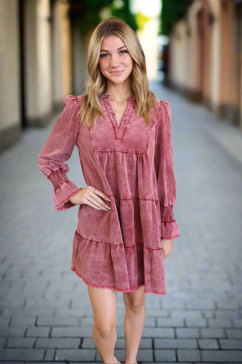 Scottsdale Dress - Wine