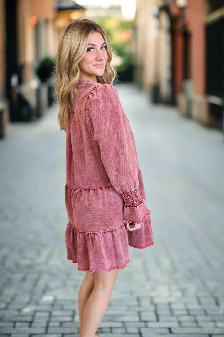 Scottsdale Dress - Wine
