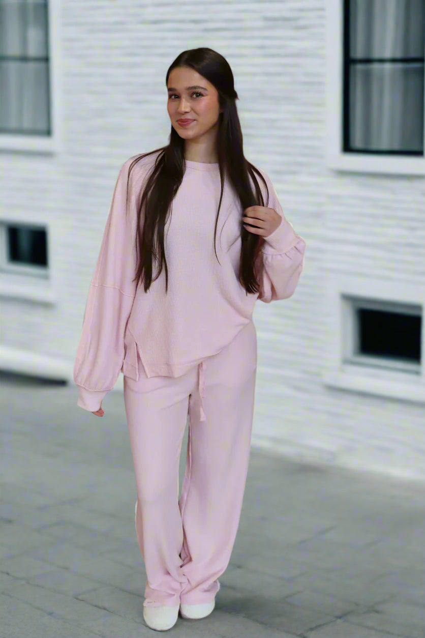 Pink Frost Pants