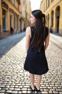 Saint Paul Navy Dress