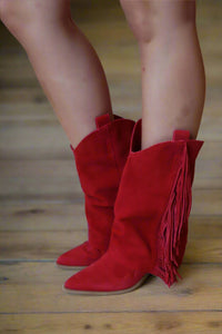 Mia Deston Red Boot