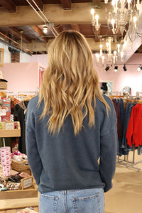 Cozy Season Sweatshirt - Mineral Navy