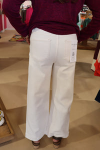 Risen Tummy Control Cream Jeans