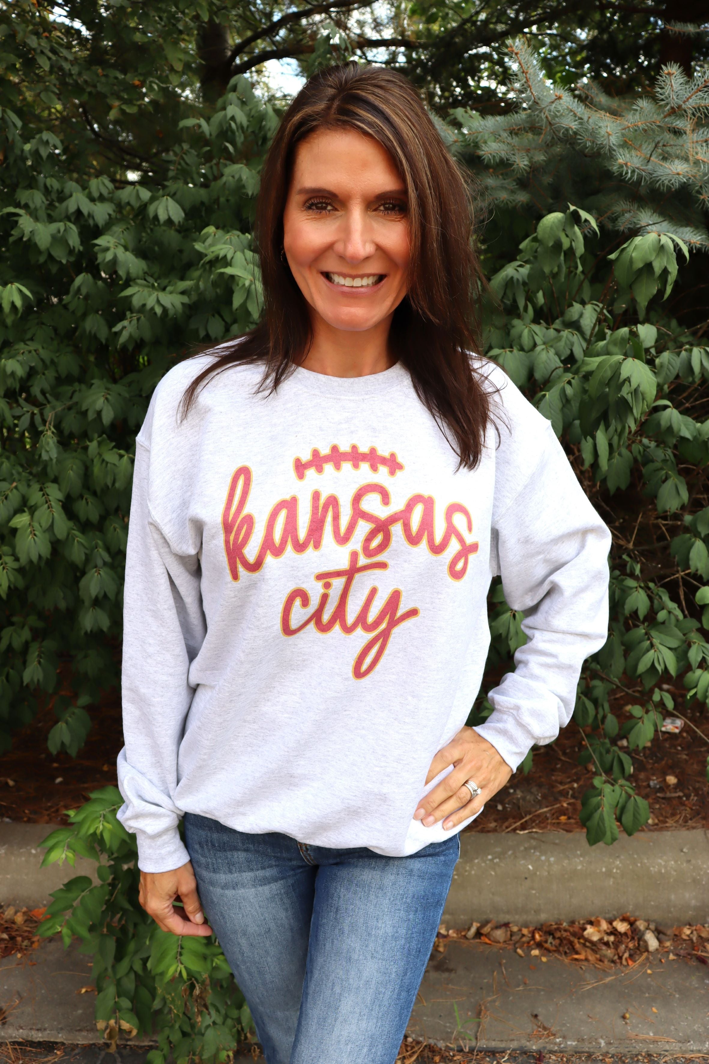KC Football Laces Sweatshirt