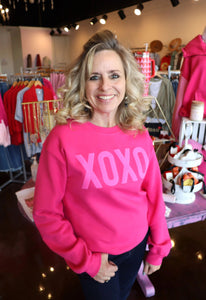 XOXO Embossed Sweatshirt