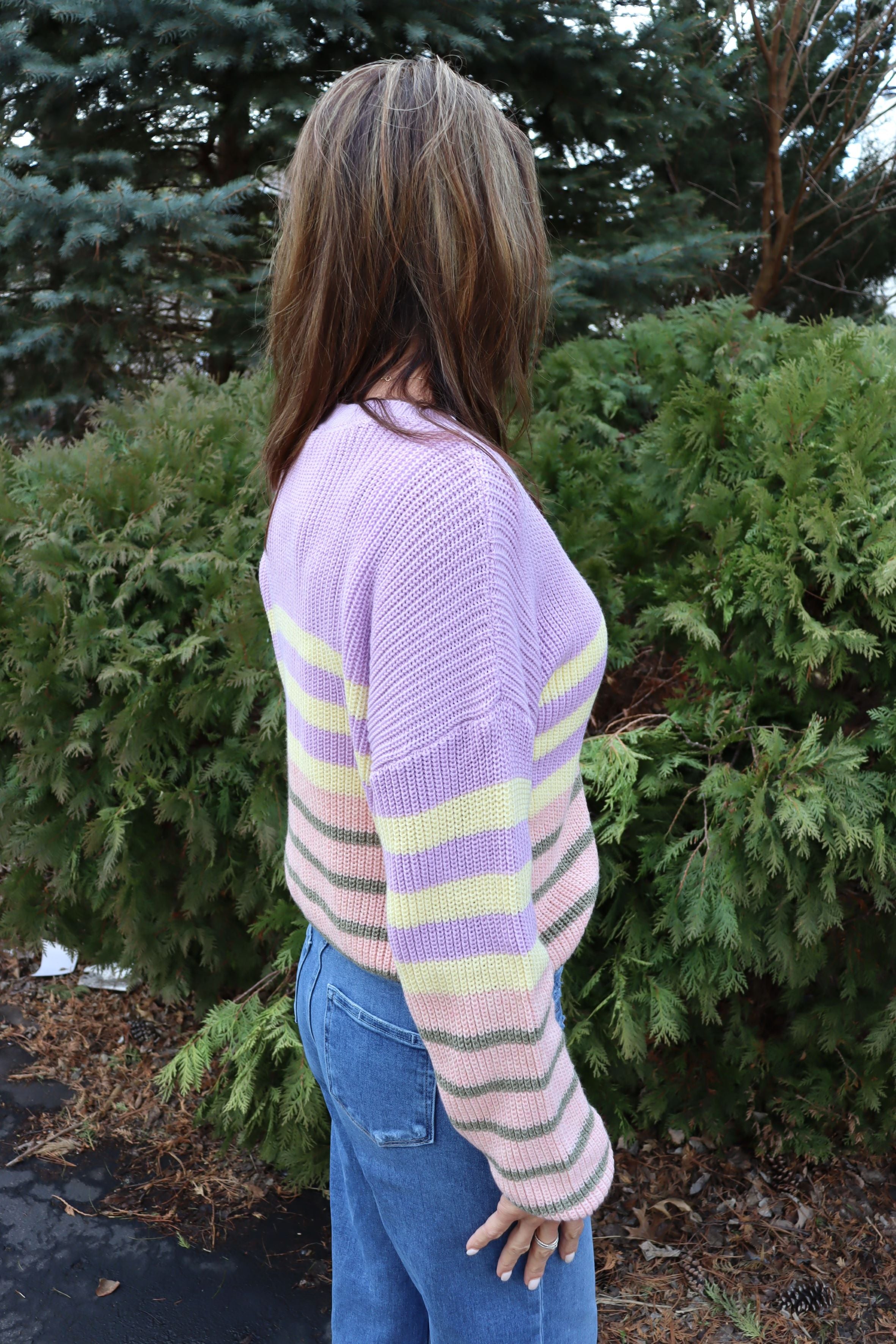 Spring Striped Sweater