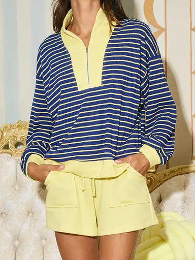 Sofie Zip Up Pullover
