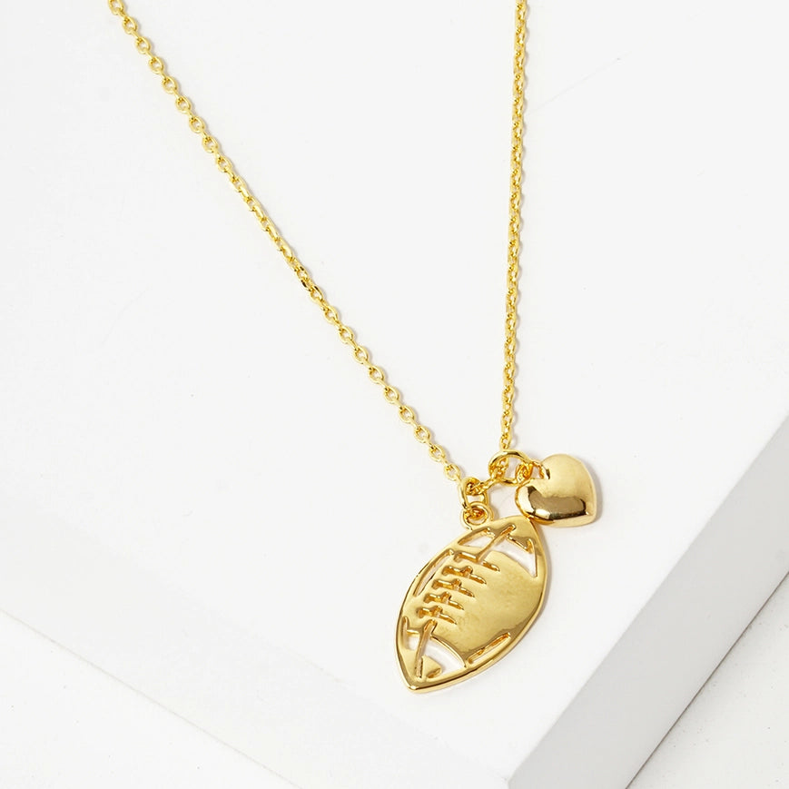 Love Football Necklace